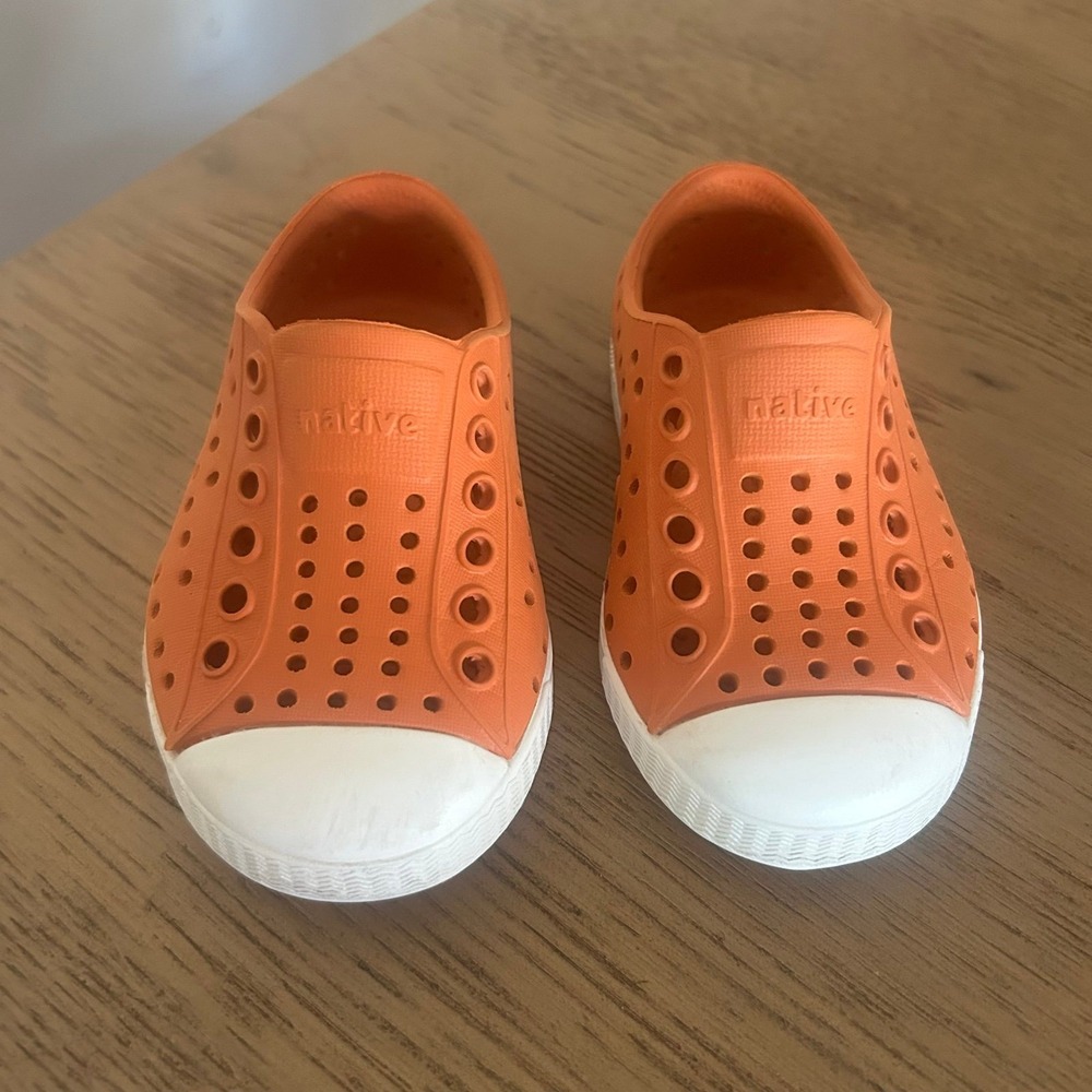 Toddler Baby Native Orange Slip-On Shoes Sandals 4c